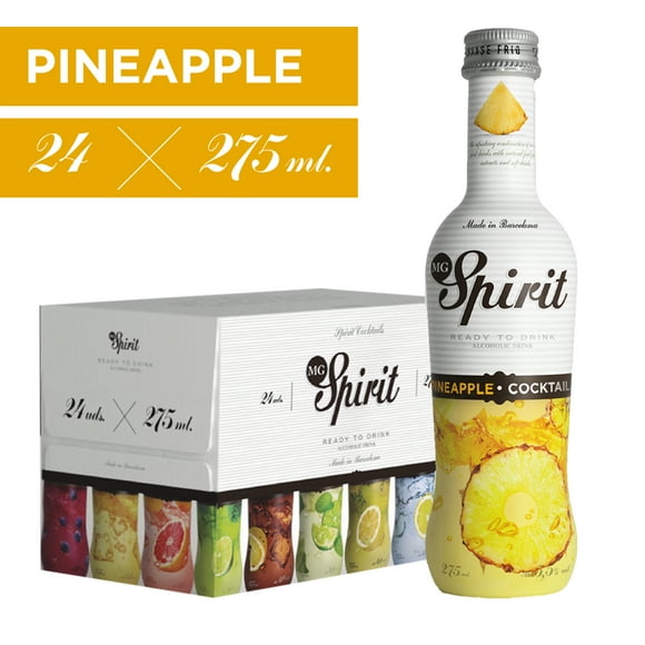 Pack MG Spirit Pineapple Botella 24 x 275cc