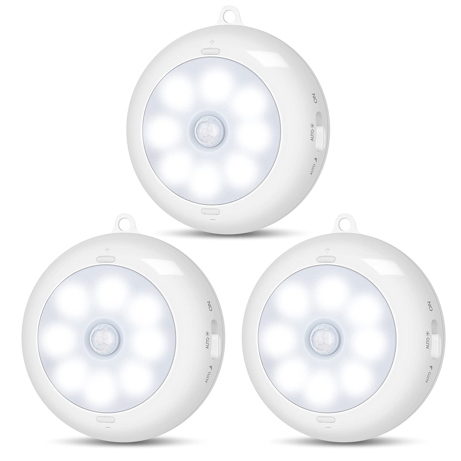 Luz Nocturna Led Reoshine Con Sensor De Movimiento Para Interiores (paquete De 3)