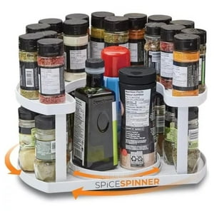 Total Click - Organizador Giratorio Para Especias Y Condimentos De Cocina