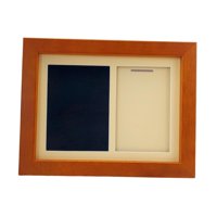 Bothyi - Marco De Foto Medalla Caja De Sombra Para Fútbol Fútbol Ligero Liviano 7X9 Pulgadas Marco De Color De Café