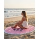 thumbnail image 2 of Toalla Mandala De Playa Redonda con Flecos Diseños Verano., 2 of 7
