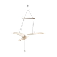 Magideal - Móvil De Gaviota, Gaviotas Voladoras Colgantes, Caída De Gaviotas Voladoras De Madera Móvil Colgante Creativo, Para Decoración De Jardín De Guardería