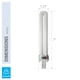 thumbnail image 2 of Bombilla CFL KOR PL13S/27/ECO 13 W 120 V T4-2 pines (paquete de 4 unidades), 2 of 6