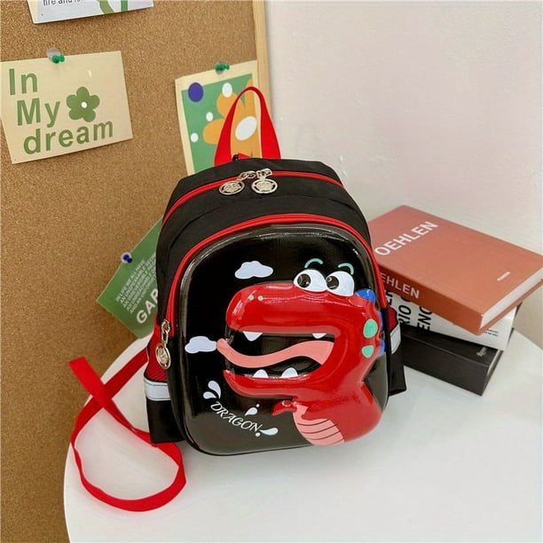 Kindergarten Cartoon Schoolbags Kids Toddlers Anti-lost Dinosaur Small Backpack