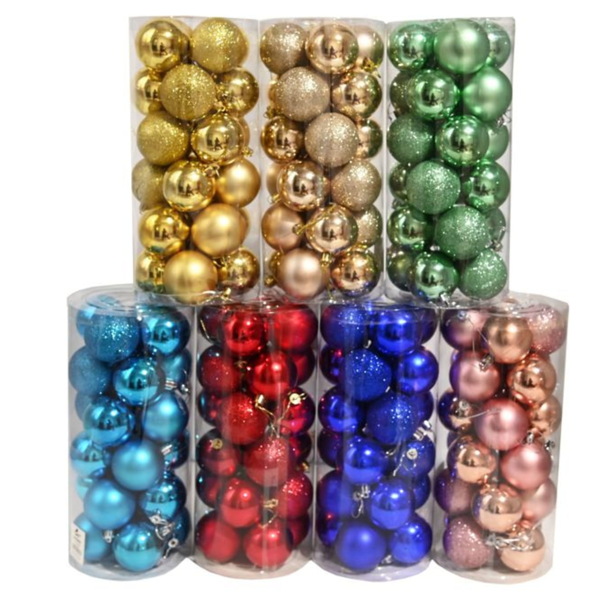 Genérico - Set 24 Esferas Bambalinas 6cm - Colores