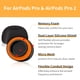 thumbnail image 3 of Puntas de repuesto Bodykoo para AirPods Pro 1 y 2 de espuma con memoria, 3 of 8