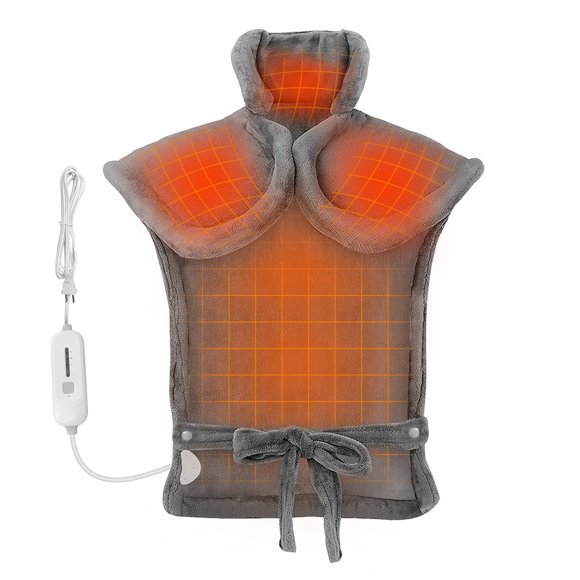 Almohadilla térmica cómoda para aliviar el dolor de espalda con 3 niveles de calor