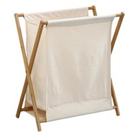 Magideal - Cesto De Ropa Sucia Plegable De Bambú, Portátil, Fácil De Transportar, Abierto Para La Familia, Mantiene La Ropa Sucia Ordenadamente Guardada Beige 40X34X565Cm