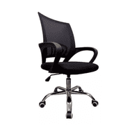Genérico - Silla De Escritorio Ergonómica Lumax Ezri Con Tapizado De Mesh Negra