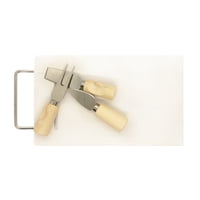Importclick - Tabla Aperitivo Quesos Madera Hevea 3 Herramientas