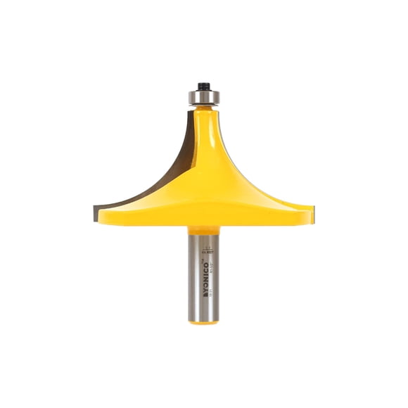 Broca fresadora Yonico 13171 redonda de más de 1-1/2 pulgadas de radio, vástago de 1/2 pulgada