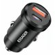 thumbnail image 1 of Cargador de Auto Essager 45W Dual USB-C y USB-A Carga Rápida Negro, 1 of 3