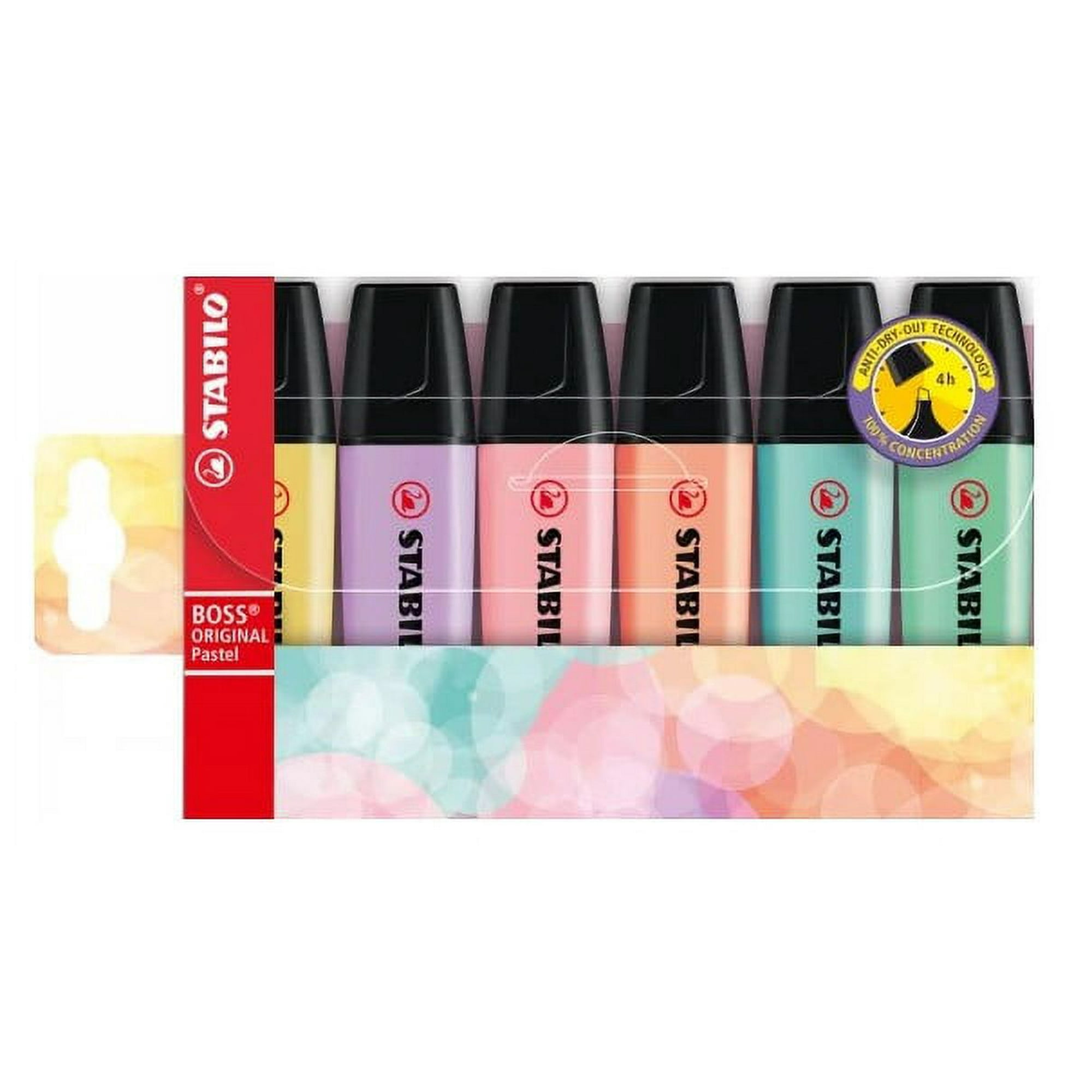 Stabilo Destacador Boss Pastel Set 6 Un.