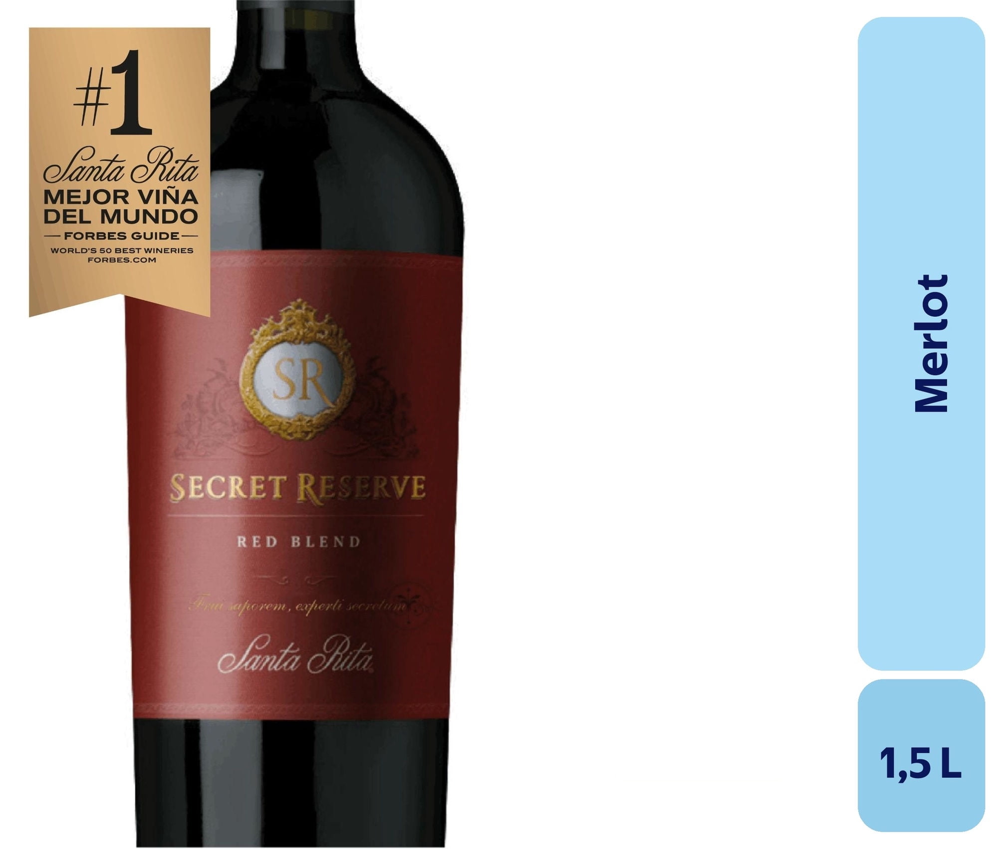 Vino Tinto Merlot 12° Botella 750 cc Secret Reserve
