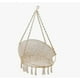 thumbnail image 1 of Silla Hamaca Colgante Redonda blanca, 1 of 3