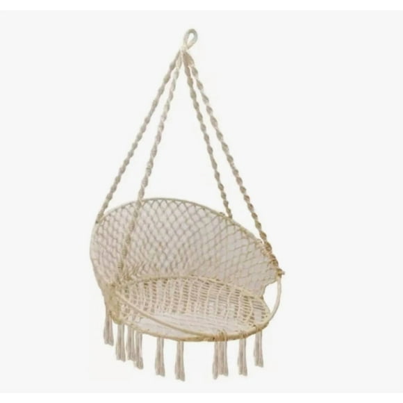 Silla Hamaca Colgante Redonda blanca
