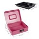 thumbnail image 3 of Caja fuerte KYODOLED de metal con cerradura de combinación, color rosa, 250 x 200 x 90 mm, 3 of 7