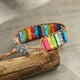 thumbnail image 4 of Pulsera Leather Imperial Jasper De 7 Chakras Para Adultos, 4 of 6