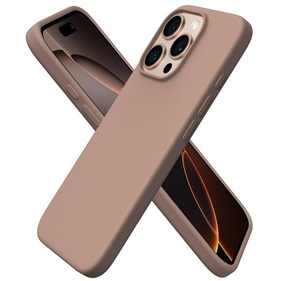 Funda de teléfono ORNARTO compatible con iPhone 16 Pro 6.3 - Marrón