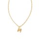 thumbnail image 1 of Collar Kendra Scott con letra M 41 cm de latón bañado en oro, 1 of 3