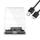 thumbnail image 5 of Caja de disco duro externo de 2,5 pulgadas Caja 5 USB 3.1 , Claro, 5 of 5