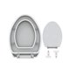 thumbnail image 1 of Asiento De Inodoro De V Instalar Rápida Engrosado Con Tapa Color Blanco, 1 of 3