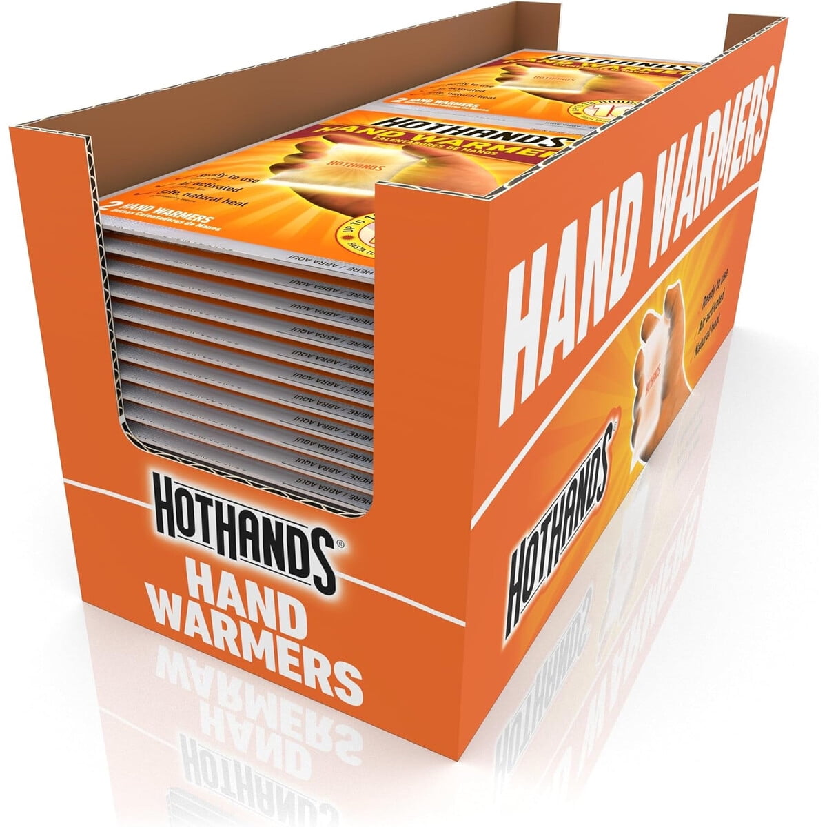 Calienta Manos Hothands 40 Pares Larga Duracian Sin Olor