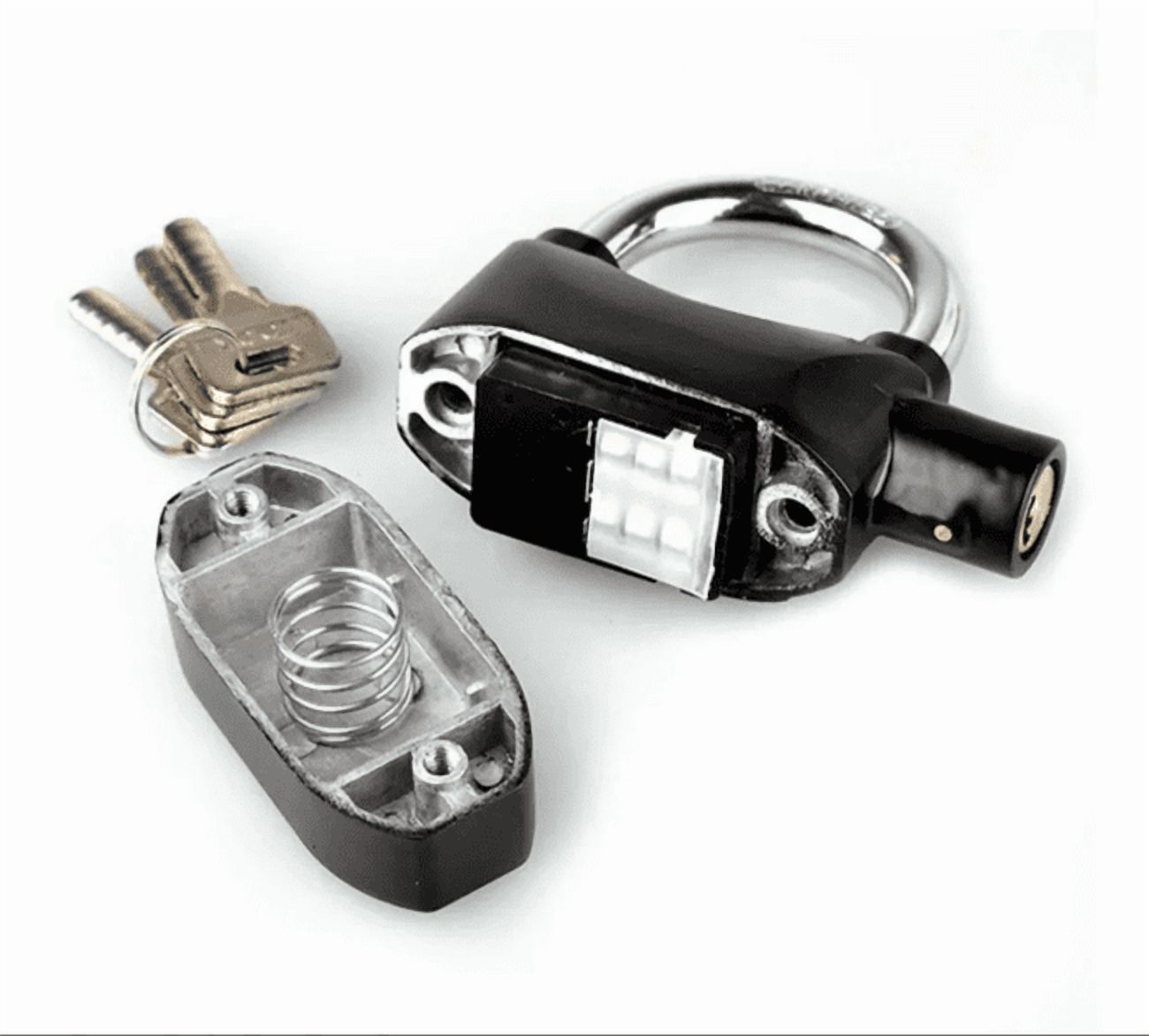 Genérico - Candado Alarma Para Moto, Bicicleta, Casa Comercial 110Db + Pila