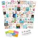 thumbnail image 1 of Tarjetas de cumpleaños MTL Home Decor 100 surtidas 15x10 cm, 1 of 6