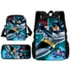 thumbnail image 1 of Super Hero B-BatmanS LOGO 3 pcs set Child School Backpack With Shoulder Bag Pencil Bags School Bags for Boys Girls Best Gift, 1 of 3