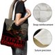 thumbnail image 3 of Lethal Company Bolso de tela con estampado de lienzo para mujer, bolsa de compras reutilizable y estética, con cremallera interior, regalo para mujer,40*40cm., 3 of 6
