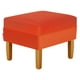 thumbnail image 2 of Pouf Sky 1c Felpa 04 Naranjo, 2 of 3