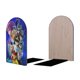 thumbnail image 2 of Los Caballeros del Zodiaco Sujetalibros decorativos temáticos, tope para estantería con base antideslizante, uso dual para hogar y oficina - 2 piezas, 2 of 6