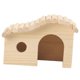 thumbnail image 3 of Casa de madera para hámster, decoración de hábitats para hámster, juguetes de exploración, cabaña para hámster, cabaña para dormir de animales pequeño, 3 of 5