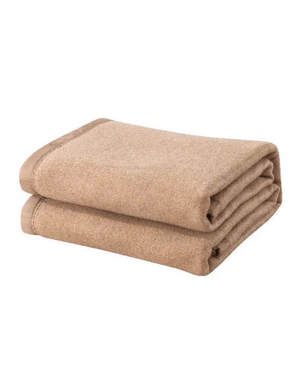 Genérico - Manta Y Frazada Térmica Lana 200X200 Cm, Color Café