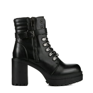Botin Negro Casual Mujer Weide Czy577