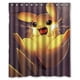 thumbnail image 1 of Cortina de ducha de baño con dibujos animados de Pokémon Pikachu, juego de cortinas con ganchos, tamaño 60 x 72 pulgadas, 1 of 3