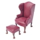 thumbnail image 1 of Realista 1:12 Escala Casa De Mu?ecas Sillón Sofá Muebles Sofá Individual Rojo, 1 of 5