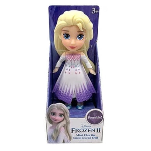 Muñeca Mini Disney Frozen II Elsa Vestido de Hielo 7.5 cm