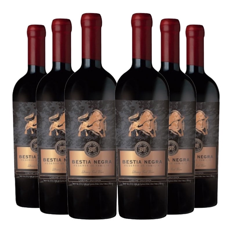 6 Vinos Bestia Negra Family Reserve Cabernet Sauvignon, 750 Ml, 14.5%