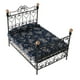 thumbnail image 1 of Cama Doble De Estilo Europeo Para Casa De Muñecas 1/12 Con Accesorios De Decoración, 1 of 3