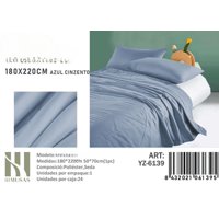 Mundo Shopping - Plumon Azul Plaza Y Media Medidas 180X220Cm