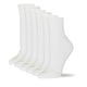 thumbnail image 1 of Sock Hue Mini Crew para mujer, paquete de 6 unidades, color blanco, 1 of 2