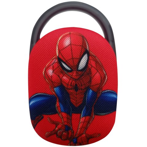 Marvel - Parlante Portatil Bluetooth Spider-Man 5W Clip Luz Spk12144