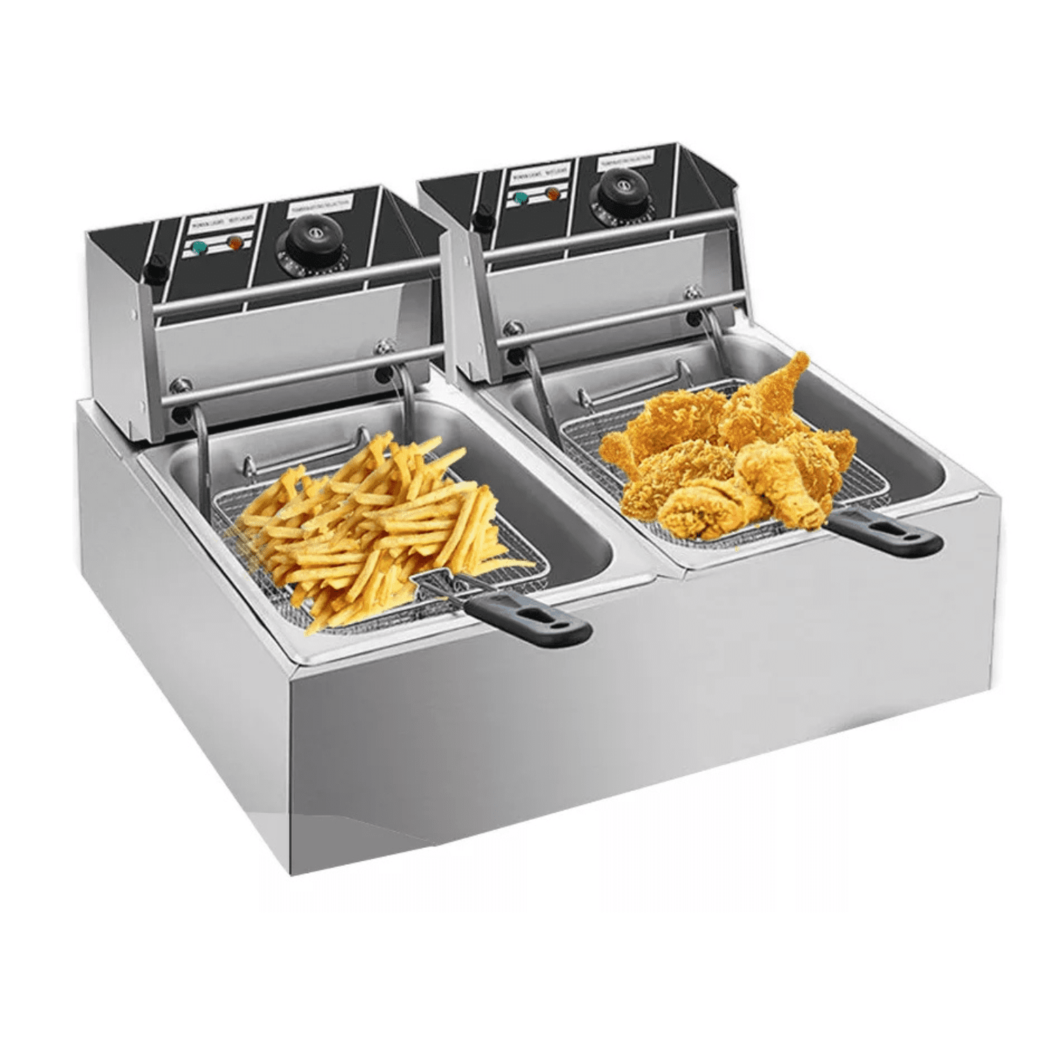 Casa Pagoda - Qatar Shop Freidora Eléctrica Doble 220v