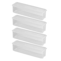 Magideal - 4 Contenedores De Pasta, Caja De Almacenamiento De Fideos, Caja Hermética Transparente Sellada Para Pasta, Contenedor De Espaguetis, Caja De Almacenam