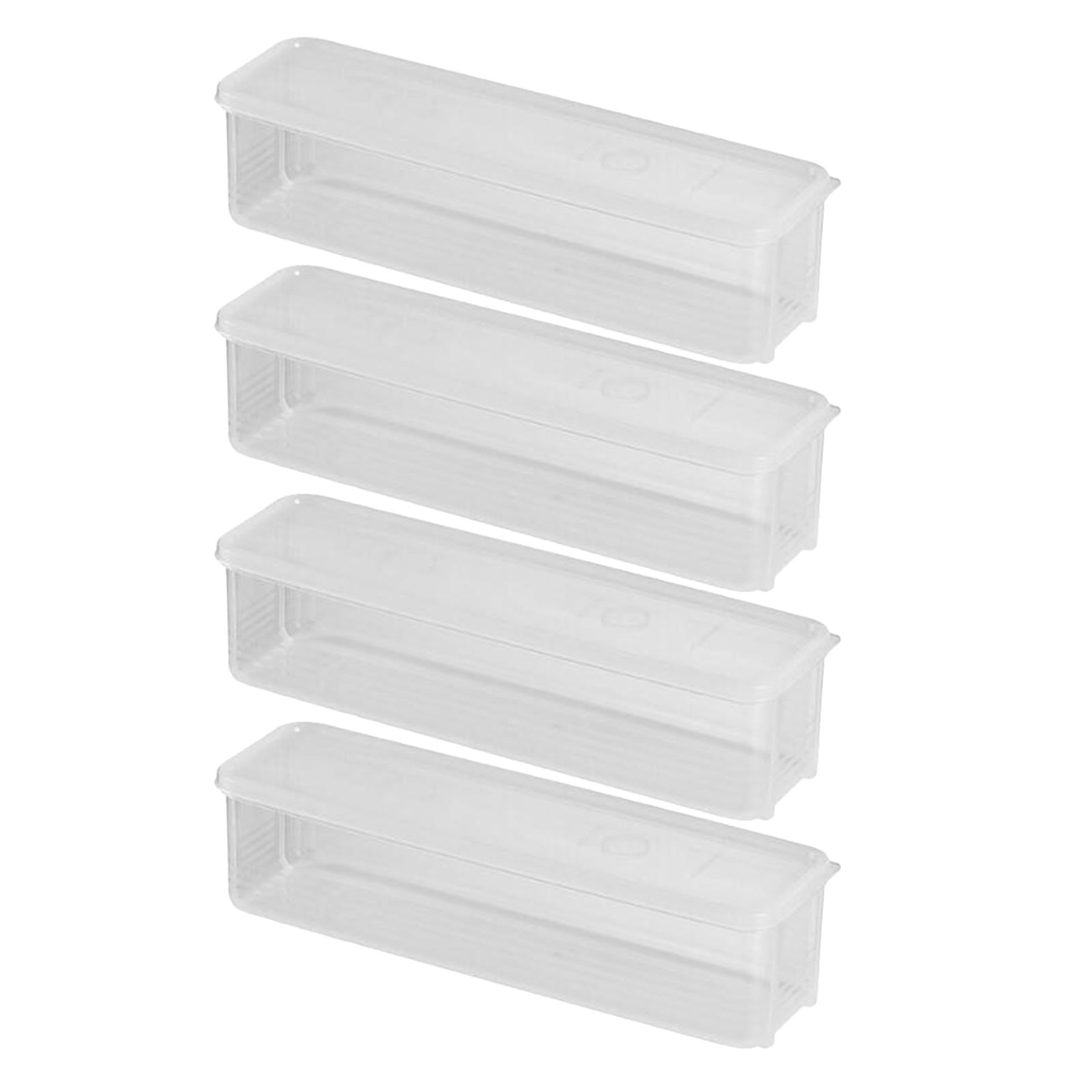 Magideal - 4 Contenedores De Pasta, Caja De Almacenamiento De Fideos, Caja Hermética Transparente Sellada Para Pasta, Contenedor De Espaguetis, Caja De Almacenam