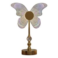 Genérico - Lámpara Mesa Decorativa Mariposa Etérea Adorno Elegante Jhn