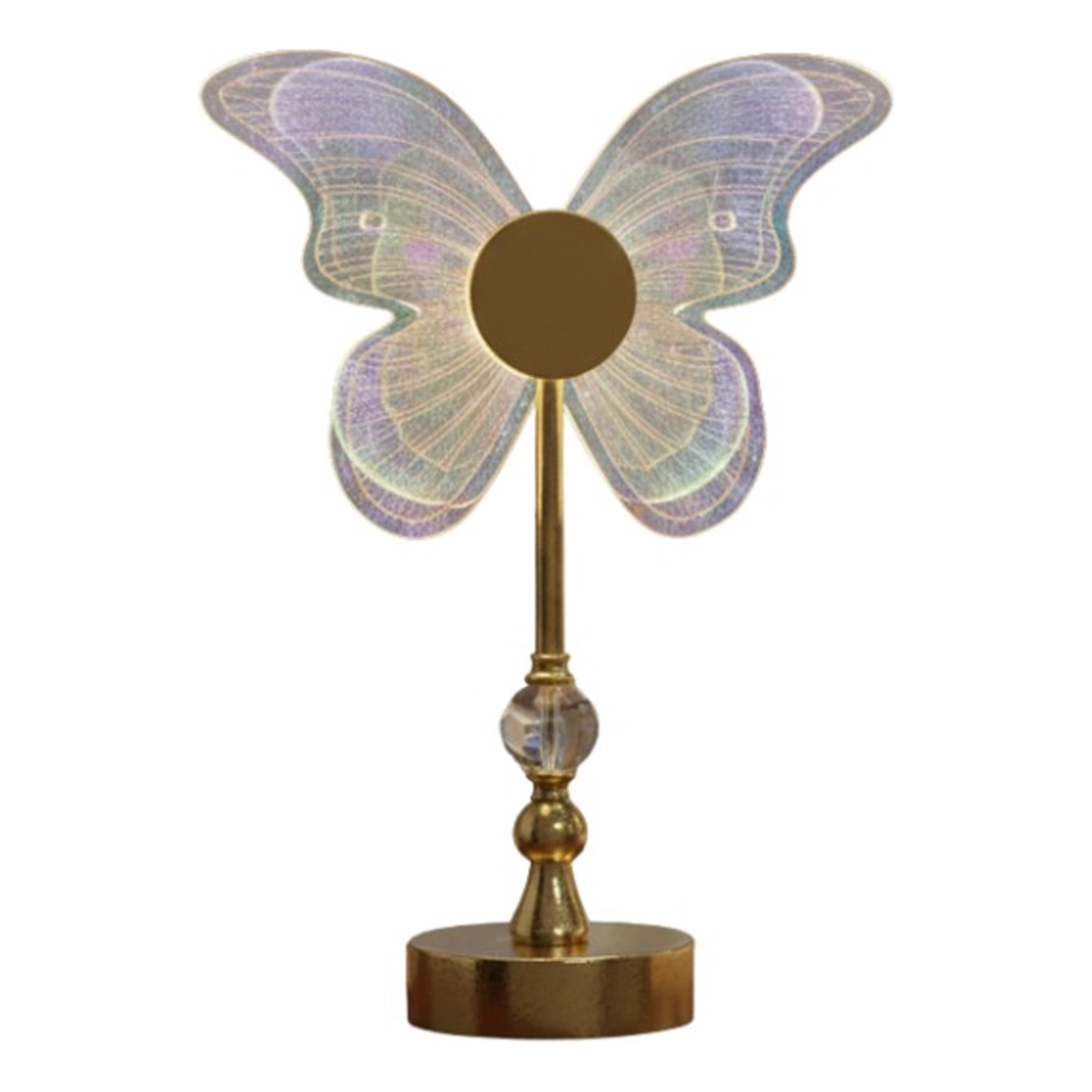 Genérico - Lámpara Mesa Decorativa Mariposa Etérea Adorno Elegante Jhn