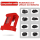 thumbnail image 2 of Adaptador de Cargador para Mil-wau-kee 18V Li-ion con Soporte de Batería USB Tipo C Carga Rápida, 2 of 9